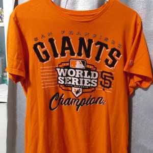 Giants world series orange tee